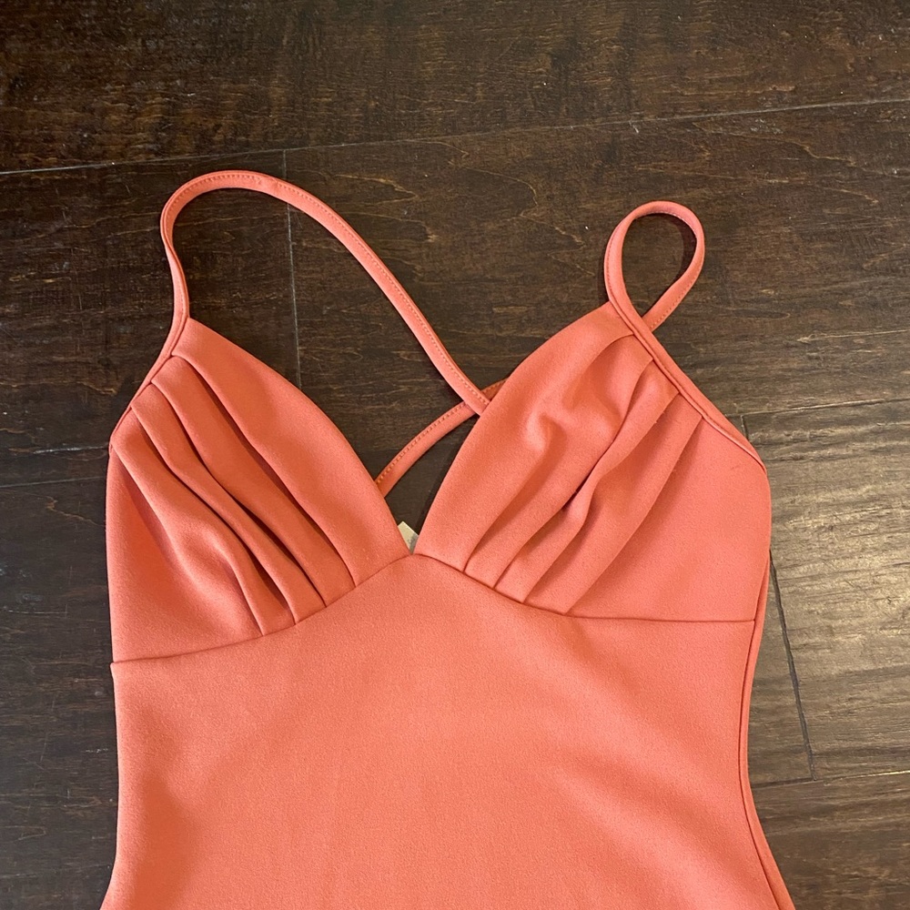 Pink mini dress